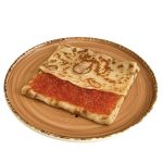 Блин с красной икрой