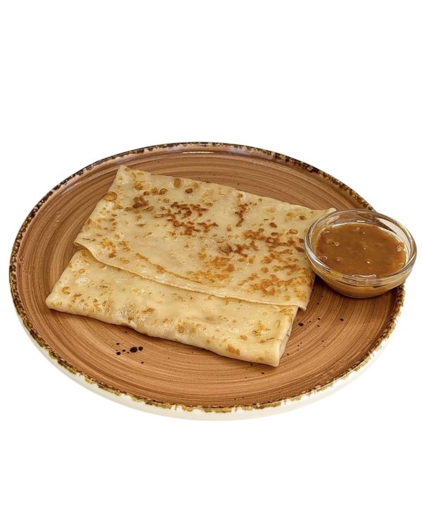 Блин с варёной сгущёнкой