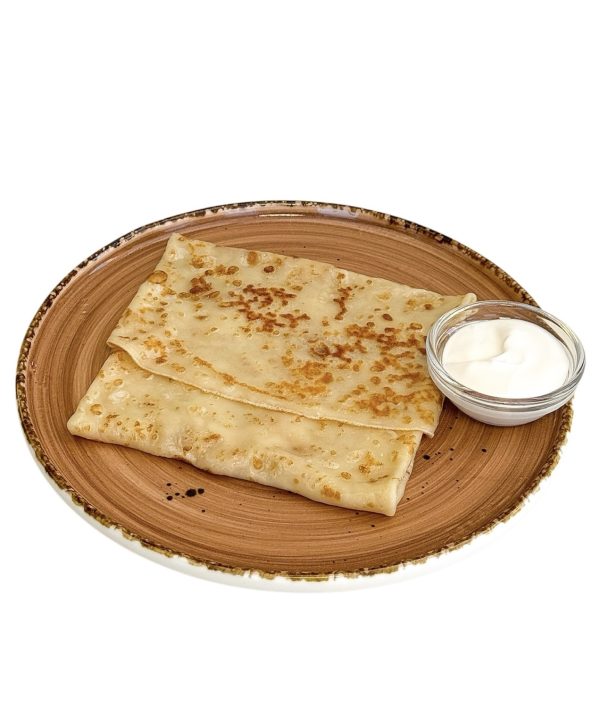 Блин со сметаной