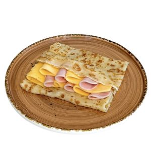 Блин ветчина и сыр двойной